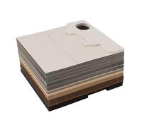 Jelquix Bloc-notes 3D, Bloc-notes Créatif au Design de Château, Artisanat D'art pour la Décoration de la Maison avec Lumière, Décoration en Papier coloré