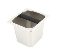 Jelquix Boîte à Frapper en Acier Inoxydable, Récipient à Marc de café Robuste, Boîte à Frapper à Barre en Caoutchouc Remplaçable avec Construction Durable, Idéale pour les Machines à café (Grand