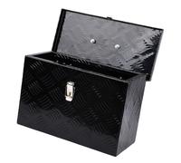 Jelquix Boîte à Outils pour Lit de Camion 20 L, Poignée Supérieure Pliable, Organisateur de Rangement Robuste en Alliage d'aluminium, Coffre Léger scellé pour Camionnette, Remorque RV