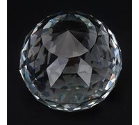 Jelquix Boule de Cristal Clair, Belle Boule de Cristal à Prismes de 60/80mm, de, Accessoires de Bricolage Durables (80MM/3,15 Pouces)