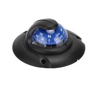 Jelquix Boussole Magnétique Marine Multifonction à Encastrer avec Lumière LED pour Yacht d'urgence, Haute Précision, pour la Navigation de Plaisance en Plein Air, Randonnée, Voyage, Matériau ABS