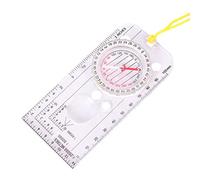 Jelquix Boussole Professionnelle pour Randonnée, Cartographie (Clair)