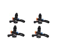 Jelquix Bras D'arrosage Oscillant pour Jardin, 12 X 11,5 Cm | Rotation à 360 degrés, pulvérisation uniforme, économie d\'eau, filetage mâle G1 2, plastique technique