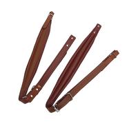 Jelquix Bretelles D'accordéon en Cuir Synthétique de Qualité Supérieure, Réglables, Confortables et épaissies, pour Accordéons de 16 à 120 Basses, avec un Design Durable (Café)