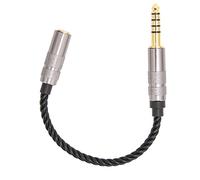 Jelquix Câble Adaptateur pour Casque, Adaptateur Symétrique 4,4 Mm vers Stéréo 3,5 Mm, Câble de Connecteur plaqué Or avec Noyau de Fil OFC, pour Appareils NW DMP Z1, NW WM1A, MDR Z1R et PHA 2A