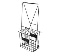 Jelquix Collecteur de Balles de Tennis Portable, Cadre en Fer Pliable avec roulettes et Mécanisme de Pression, Idéal pour la Collecte et Le Stockage de Balles de Tennis sur Diverses Surfaces