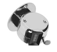 Jelquix Compteur Manuel à 4 Chiffres en Acier Inoxydable, Outil de Comptage Manuel pour L'inventaire D'atelier, Compteur Compact et Durable pour Les Lieux Publics