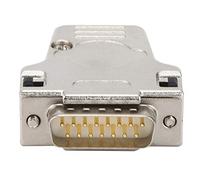 Jelquix Connecteur Série D-SUB Mâle à 15 Broches, Coque Métallique Durable pour Interface PCB, Construction en Alliage de Zinc Haute Fréquence