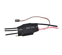 Jelquix Contrôleur de Vitesse électrique de Refroidissement par Eau ESC sans Balais 60A pour Modèle de Bateau RC avec Une Endurance de Courant élevée et Une Réponse Rapide du Moteur