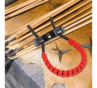 Jelquix Corde de Poignet Tressée Réglable pour Le Tir à l'arc, Sangle de Poignet Durable pour Un Meilleur Contrôle du Tir, s'adapte à la Plupart des Poignets, Adaptée aux Amateurs de à l'arc (Rouge)