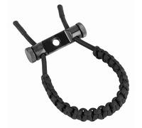 Jelquix Corde de Poignet Tressée Réglable pour Le Tir à l'arc, Sangle de Poignet Durable pour Un Meilleur Contrôle du Tir, s'adapte à la Plupart des Poignets, Adaptée aux Amateurs de à l'arc (Black)
