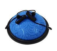 Jelquix Demi-Ballon D'équilibrage Antidéflagrant, Ballon de Fitness pour L'entraînement D'équilibre, Rose 18,1x18,1x7,9 Pouces (Blue)