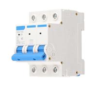 Jelquix Disjoncteur Miniature Haute capacité de Coupure pour Système de Production D'énergie Solaire de Petite Taille, Disjoncteur de sécurité DZ47-63 MCB pour Boîte de Moissonneuses-batteuses (6A)