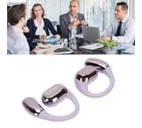 Jelquix Écouteurs sans Fil de Traduction de Langue AI, écouteurs Ouverts Bluetooth 5.4 en Temps Réel, de Traducteur de 140 Langues, Dispositif de Traduction pour Les Voyages (Purple)