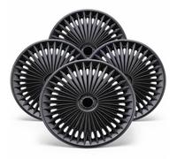 Jelquix Enjoliveurs de Roue de 16 Pouces, 4 Pièces Enjoliveurs de Roue en Acier ABS Universels, de R16 de Remplacement pour Altima 2013-2018, Idéaux pour la Personnalisation de Voiture (Black)