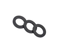 Jelquix Ensemble de Bagues de Rondelle en Caoutchouc pour Bouchons d'étanchéité et Raccords, 12 Anneaux de Fixation de Conduite D'eau pour les Amateurs de Bricolage, Pratiques et Faciles à Utiliser