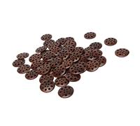 Jelquix Ensemble de Boutons en Bois, 50 Pièces, Boutons Artisanaux Décoratifs Vintage pour Bricolage, Matériel de Couture et de Tricot