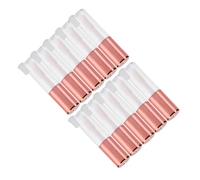 Jelquix Ensemble de Tubes de Brillant à Lèvres de 10 Pièces, Petits Récipients de Rouge à Lèvres en or Rose pour le Voyage de Cosmétiques à Faire Soi-même