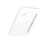 Jelquix Ensemble D'outils de Spatule de Maquillage en Acier Inoxydable pour Mélanger les Couleurs des Lèvres ou des Ombres à Paupières, Palette de Mélange Acrylique et Ensemble de Spatules pour les
