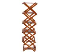 Jelquix Étagère à Chaussures Pliable à 6 Niveaux, Organisateur d'étagère à Chaussures à 6 Niveaux, sans Assemblage, Grand et étroit, Gain de Place avec Système de Verrouillage pour Entrée, Coin de