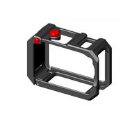 Jelquix Étui de Protection en Métal pour Action 6, Cadre de Cage de Caméra avec Interrupteur, Trou de Vis 1/4 et Support de Chaussure Froide pour Microphones et Lumières