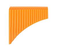 Jelquix Flûte de Pan Mélodieuse en C, Matériau ABS, 16 Tuyaux, Idéal pour les Enfants, les Adultes, les Débutants, le Personnel Enseignant (ORANGE)