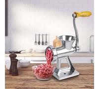 Jelquix Hachoir à Viande Manuel, Conception Ergonomique pour Usage Domestique et Commercial, pour Porc, Bœuf, Agneau, Poulet, Poivre, Alliage D'aluminium