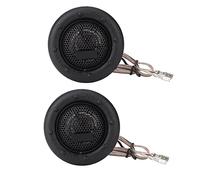 Jelquix Haut-Parleur Audio de Voiture 12V 150W, Klaxon de Tweeter à Dôme Fort pour Les Systèmes Audio de Voiture, Taille Compacte, Matériau PE Synthétique