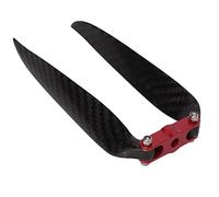 Jelquix Hélice Pliante RC en Fibre de Carbone, Hélice à 2 Pales de 325 Mm, à Haute rigidité en Torsion avec Moyeu en Alliage d'aluminium, Idéale pour Les Moteurs à Voilure Fixe et Multimarques