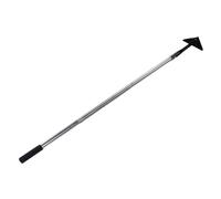 Jelquix Houe de Jardin Triangulaire, Outil de Pelouse en Acier au Carbone avec Longue Poignée pour Creuser, Désherber et Perdre la Terre