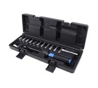 Jelquix Jeu de Clés à Torsion Bidirectionnelles Préréglées 72 Dents, clé à Douille en Acier Cr V à Entraînement 1/4 Po avec Réglage de Torsion en 3 étapes pour la Réparation Automobile et de Vélo