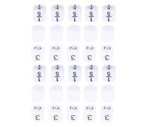 Jelquix Jeu de Dés à 6 Faces, 30 Pièces, Jeu de société en Plastique Blanc, en Vrac avec Sac de Rangement pour Jeux de Table, Enseignement des Mathématiques et Activités de Fête