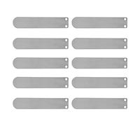 Jelquix Jeu de Plaques de Valve de Compresseur D'air, 10 Pièces, Accessoires D'admission et D'échappement Premium en Fonte pour Cylindre de 80mm, Entretien à Domicile (80 long métrage sur