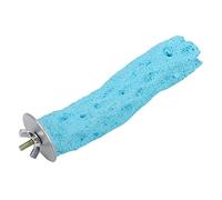 Jelquix Jouet de Support de Perche, Perchoir de Cage à Oiseaux à Broyage Minéral, Bâton de Classement de Bec de Griffe, Idéal pour Les Petits Oiseaux, Perroquets, Perruches, Pinsons, Calopsittes, (S)