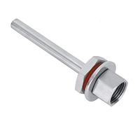 Jelquix Kit de Puits Thermométriques en Acier Inoxydable de 4 Pouces, Accessoires de Brassage, Protecteur de Thermomètre pour Brassage à Domicile, pour la Cuisson, l'assainissement et les