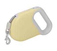 Jelquix Laisse Rétractable pour Chien de 16,4 Pieds, Poignée Souple Réglable, Contrôle Télescopique, Bande pour Chien Tracteur, Laisse pour Animaux de Compagnie en Plein Air, Marche (Yellow)