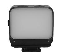 Jelquix Lampe d'appareil Photo Rechargeable 600 MAh, Autonomie de 24 Heures, Charge Complète de 1,5 Heure, Lumière Magnétique pour Selfie 3 Couleurs pour Le Tournage de Vlog, la Photographie en