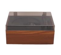 Jelquix Lecteur CD Vintage Bluetooth 5.1, Lecteur de Musique Portable Rétro sans Fil pour la Maison et la Voiture, Design Classique avec Entrée USB AUX (Brown)