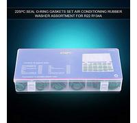 Jelquix Lot de 270 Joints Toriques de Climatisation de Voiture de qualité Supérieure pour la Prévention des Fuites, pour la Plupart des Véhicules, Matériau en Nitrile hydrogéné, 18 Tailles, (GREEN)