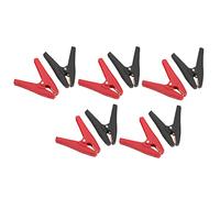 Jelquix Lot de 5 Clips Isolés, Pince de Test électrique de Haute Précision pour Tests Expérimentaux, Matériau ABS Durable, 30 A/1 000 V, Ouverture 26 Mm