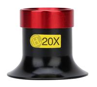 Jelquix Loupe de Montre 20X, équipement de Réparation D'horloger Professionnel adapté aux Opérations D'horlogerie et de Bijouterie/Alliage D'aluminium