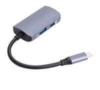 Jelquix Lunettes USB C vers AR et Adaptateur de Charge, Adaptateur de Charge et de Lecture avec Sortie Vidéo 4K 60 Hz et PD 65 W, Idéal pour XR, One et AR