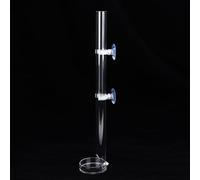 Jelquix Mangeoire à Crevettes pour Poissons D'aquarium, Installation Facile, Tube d'alimentation Transparent et Durable pour Crevettes en Cristal et Poissons Tropicaux, Plateau en Acrylique de 7 Cm
