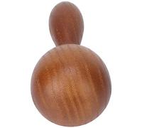 Jelquix Marteau de Massage aux Huiles Essentielles en Bois de Teck Lisse pour la Relaxation et la Thérapie par Points D'acupuncture 1 unité