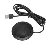 Jelquix Microphone de Conférence Omnidirectionnel à 360 Degrés avec Réduction du Bruit pour Les Réunions en Ligne et Les Conférences d'affaires USB 148g