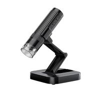 Jelquix Microscope Numérique sans Fil, Microscope Portable HD, Loupe 1080P avec Grossissement 50X 1000X, 8 Lumières LED Réglables, Support Pliable, Idéal pour l'évaluation de Bijoux, Scientifique