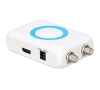 Jelquix Modulateur D'interface Multimédia HD, Sortie NTSC/PAL Portable pour Remplacement de Télévision Domestique, Idéal pour Système CATV, ABS Durable