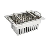 Jelquix Moule à Glace en Acier Inoxydable, Grande capacité, pour Glace Faite Maison, 40 Trous, pour Réunion de Famille