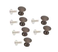 Jelquix Petites Poignées Dorées à Trou Unique, Poignées Décoratives pour Tiroirs de Cuisine pour Armoires, 20 Ensembles en Alliage de Zinc 12x11MM (#1)