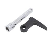 Jelquix Pied de Biche Adaptateur pour Espaces Restreints, Entraînement | Angle de cliquet infini, acier traité thermiquement et acier au manganèse, outil de levier compact pour le levage de